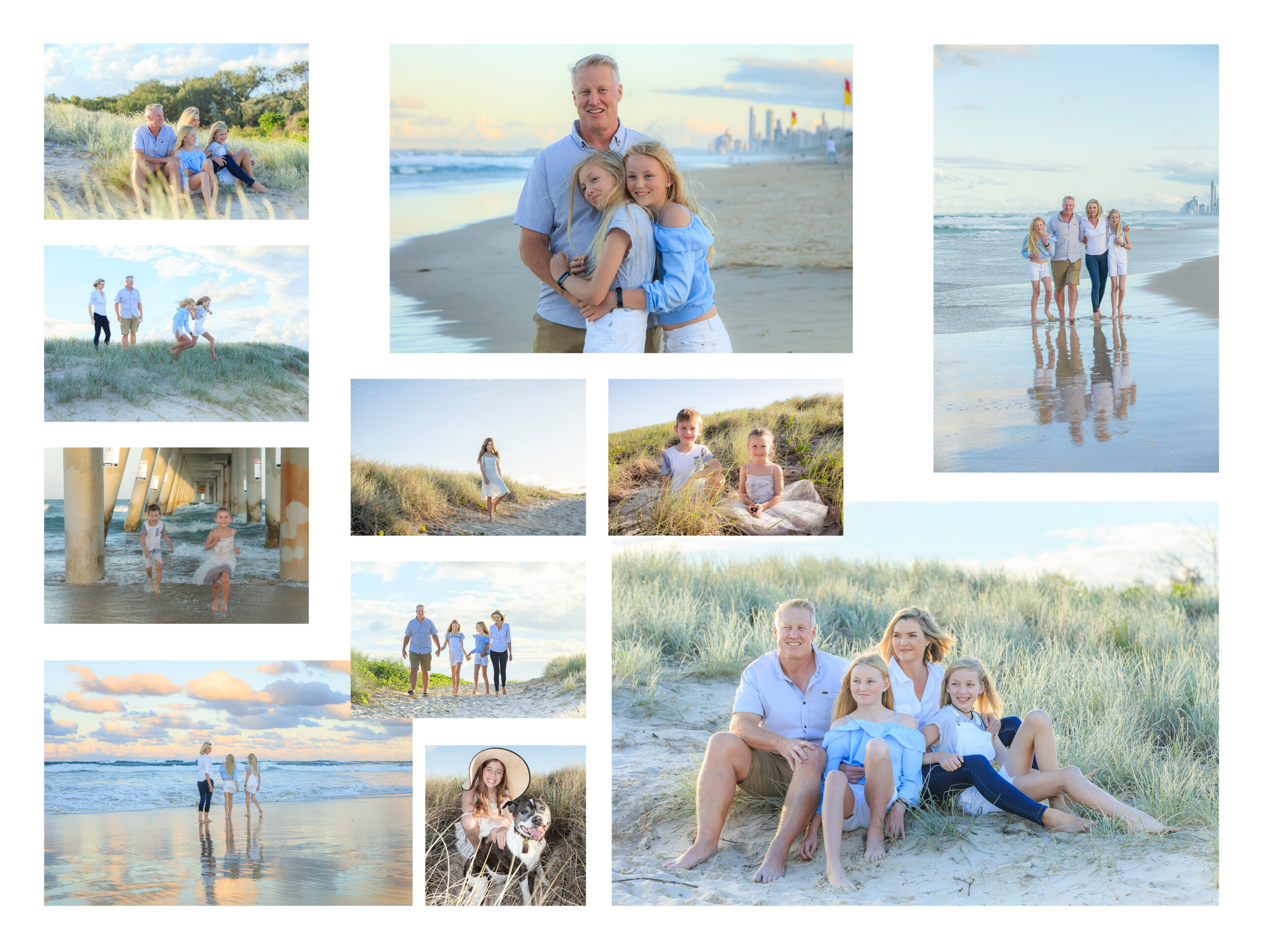 Images from a family photoshoot